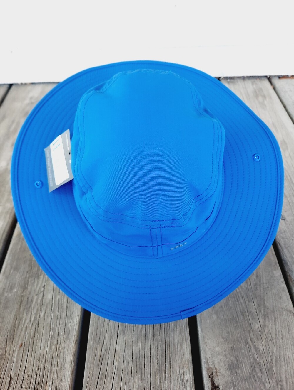 NWT Eddie Bauer Trailcool UPF 50+ Cooling Adventure Brim Hat Sapphire Size L/XL - Picture 6 of 16